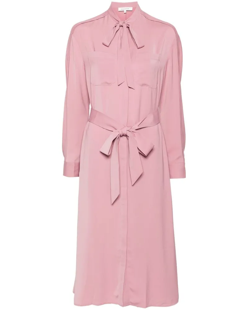 Kitsuné Midi-Hemdkleid Rosa