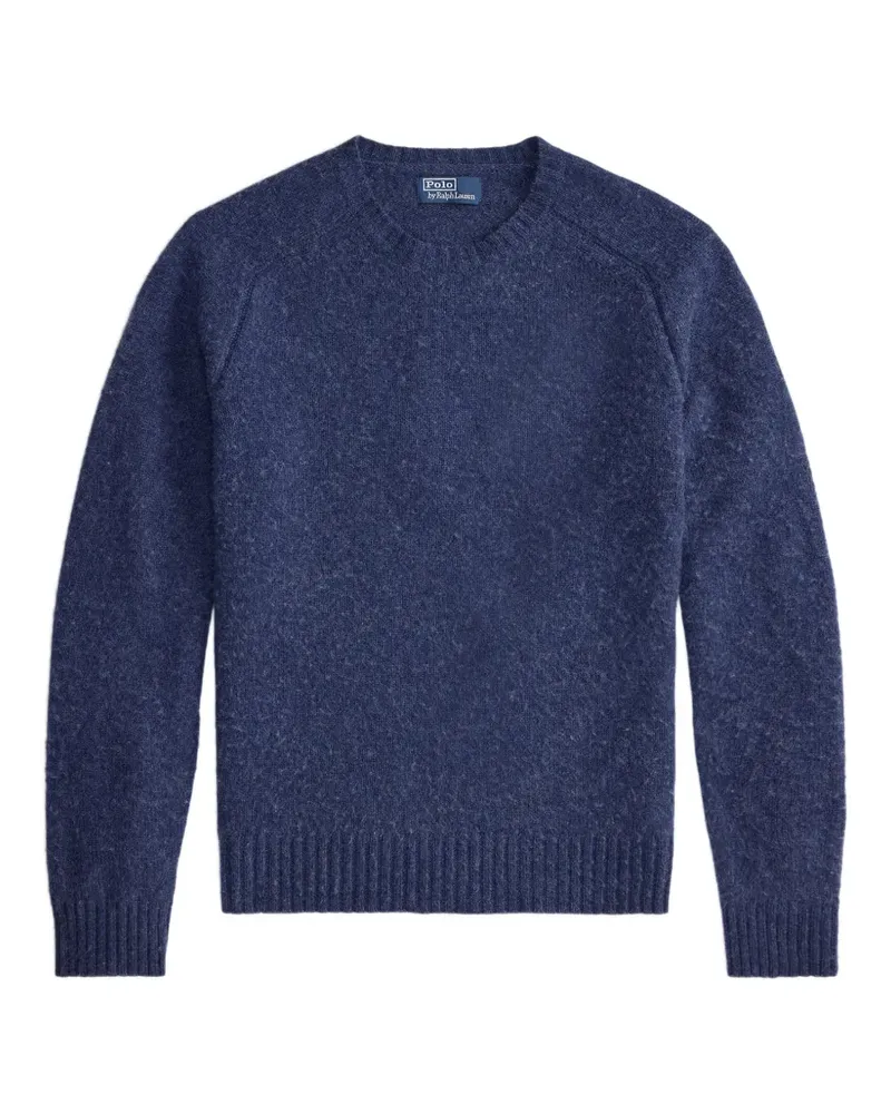 Ralph Lauren Pullover mit Wildleder-Patch - Blau Blau