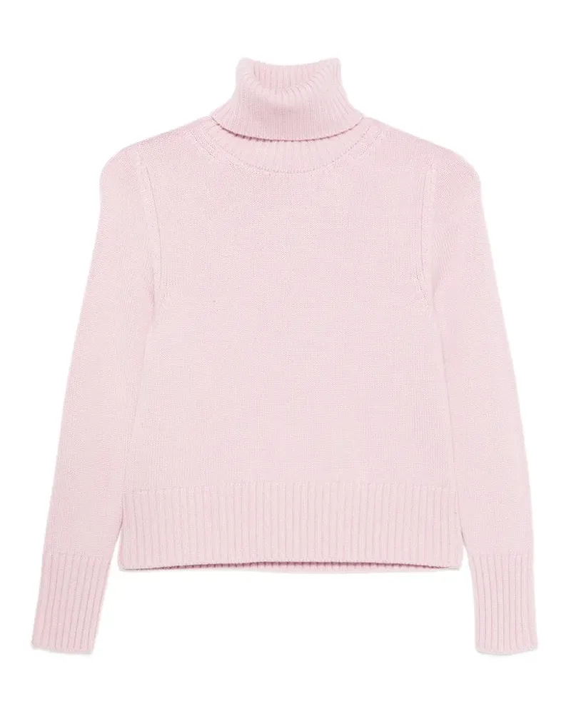 Alpha Studio Gestrickter Rollkragenpullover - Rosa Rosa