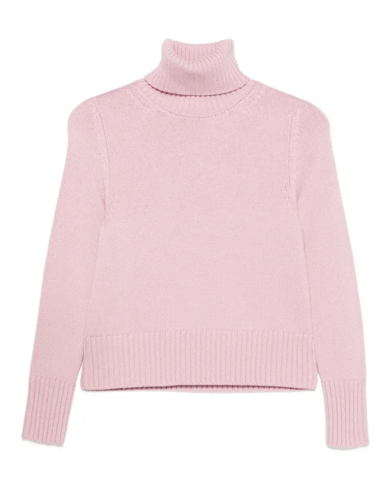Alpha Studio Gestrickter Rollkragenpullover - Rosa Rosa