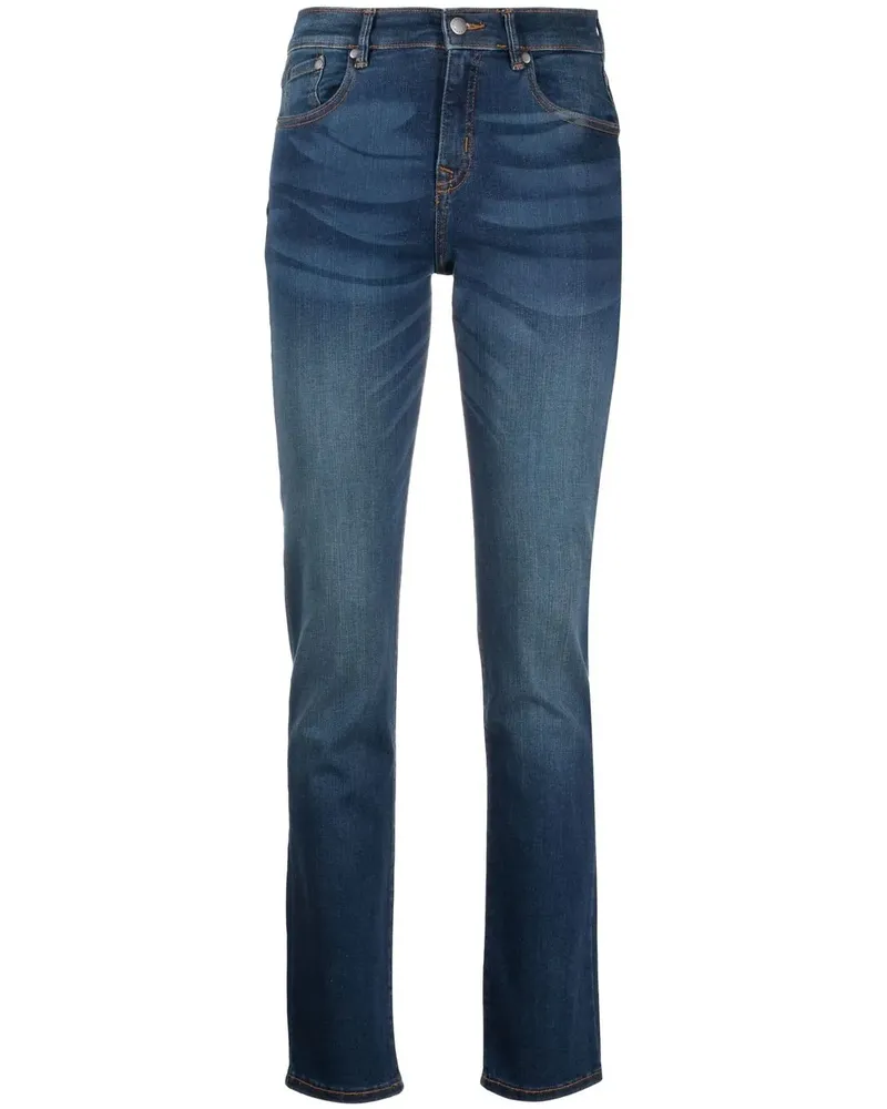 Barbour Ausgeblichene Slim-Fit-Jeans - Blau Blau