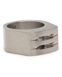 Rick Owens Breiter Ring Silber