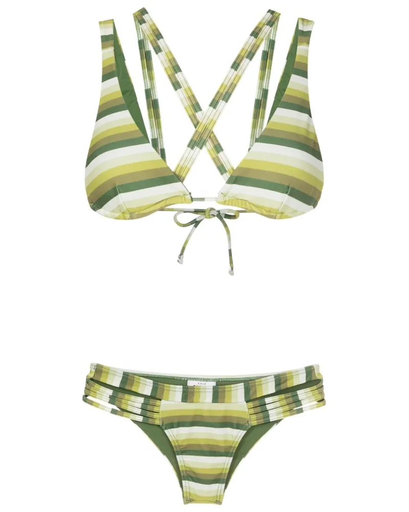 Amir Slama Triangel-Bikini - Grün Grün