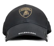 Automobili Baseballkappe mit Lamborghini-Schild - Schwarz