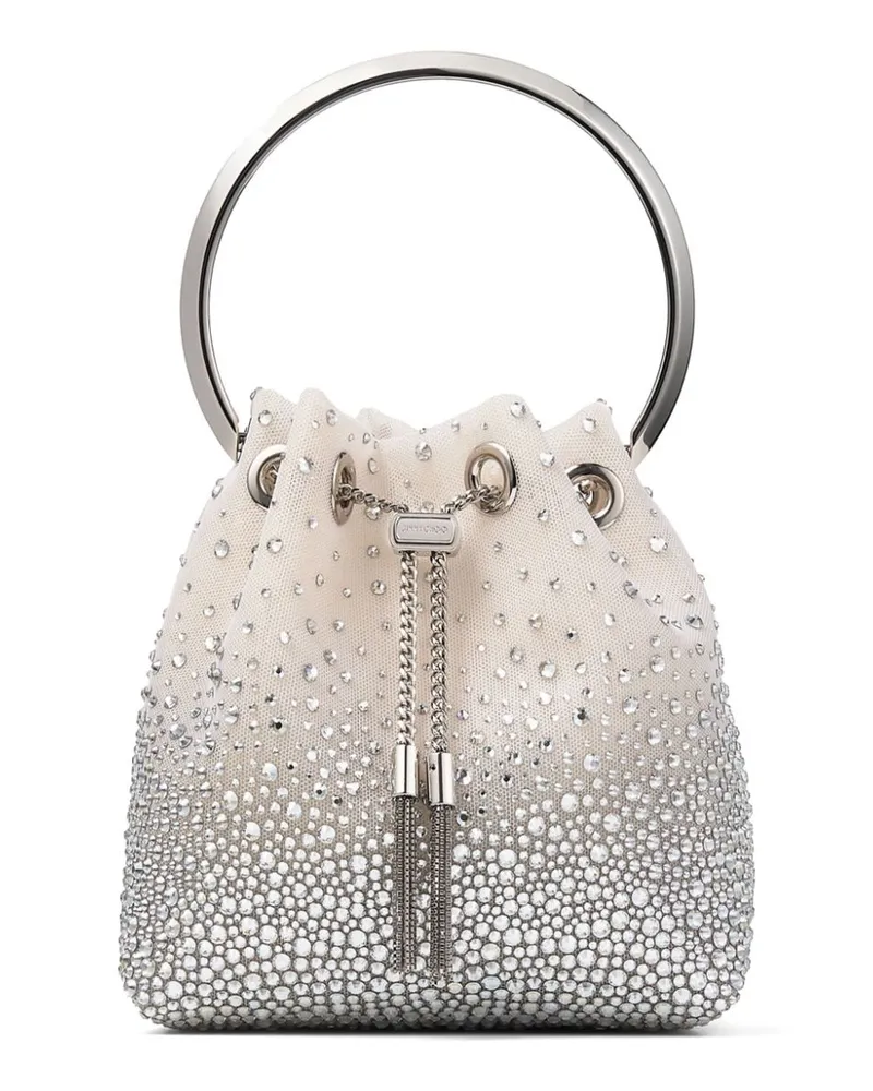 Jimmy Choo Bon Bon Schultertasche - Weiß Weiß