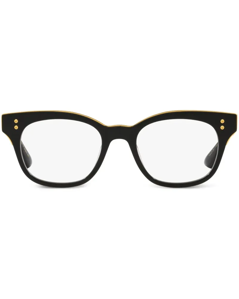 DITA DRX-3039-A Brille mit eckigem Gestell - Schwarz Schwarz