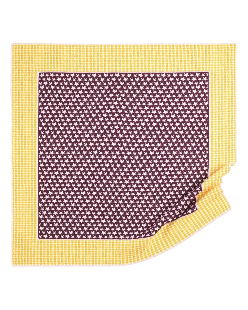 Barrie Schal mit Sternmuster - Violett Violett
