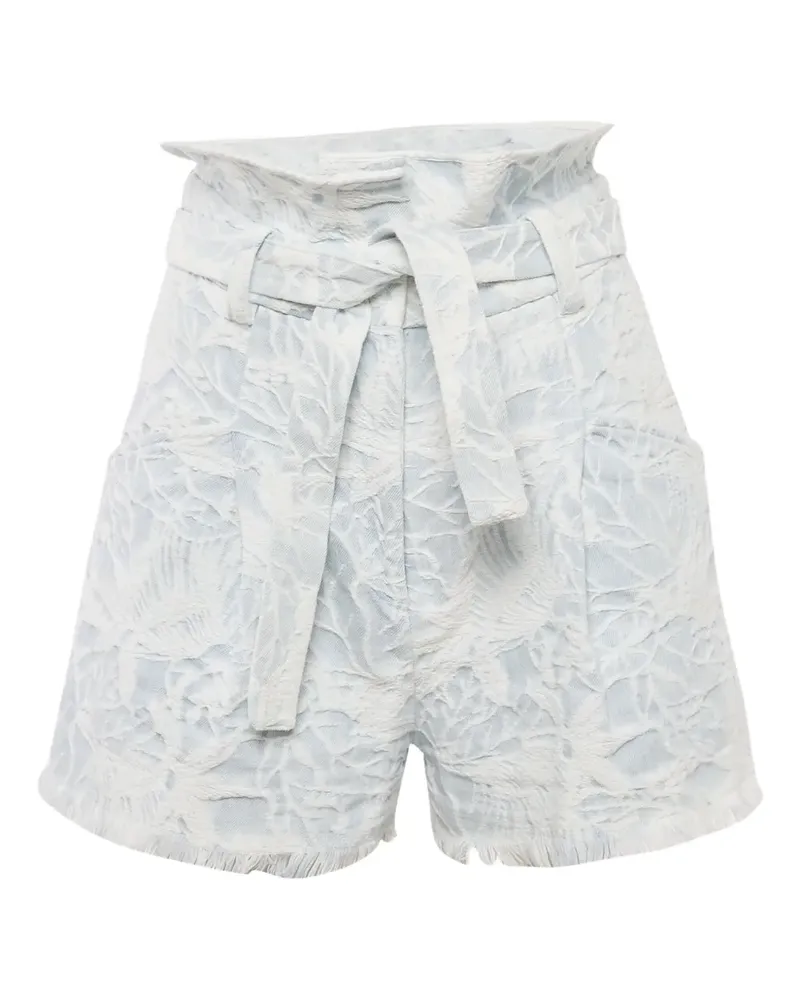 IRO Jacquard-Shorts - Blau Blau