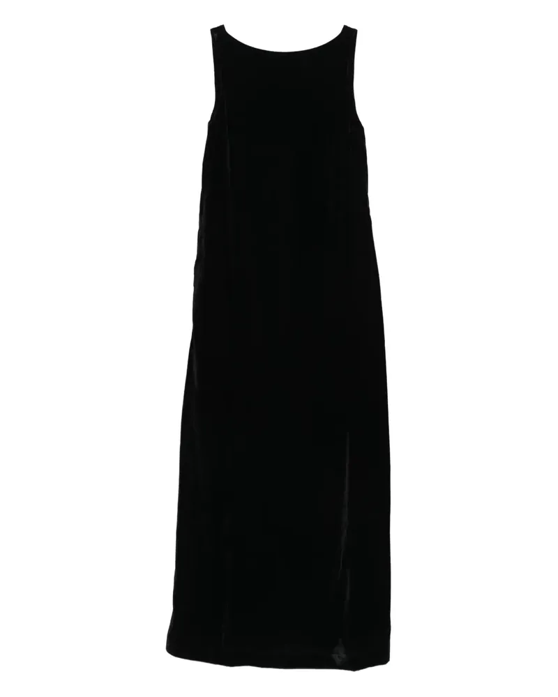 Peserico Ärmelloses Maxikleid - Schwarz Schwarz