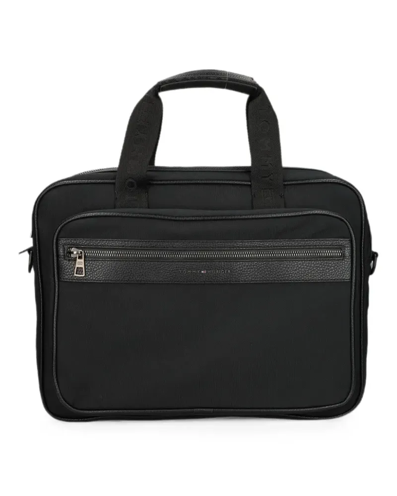Tommy Hilfiger Laptoptasche mit Logo-Streifen - Schwarz Schwarz
