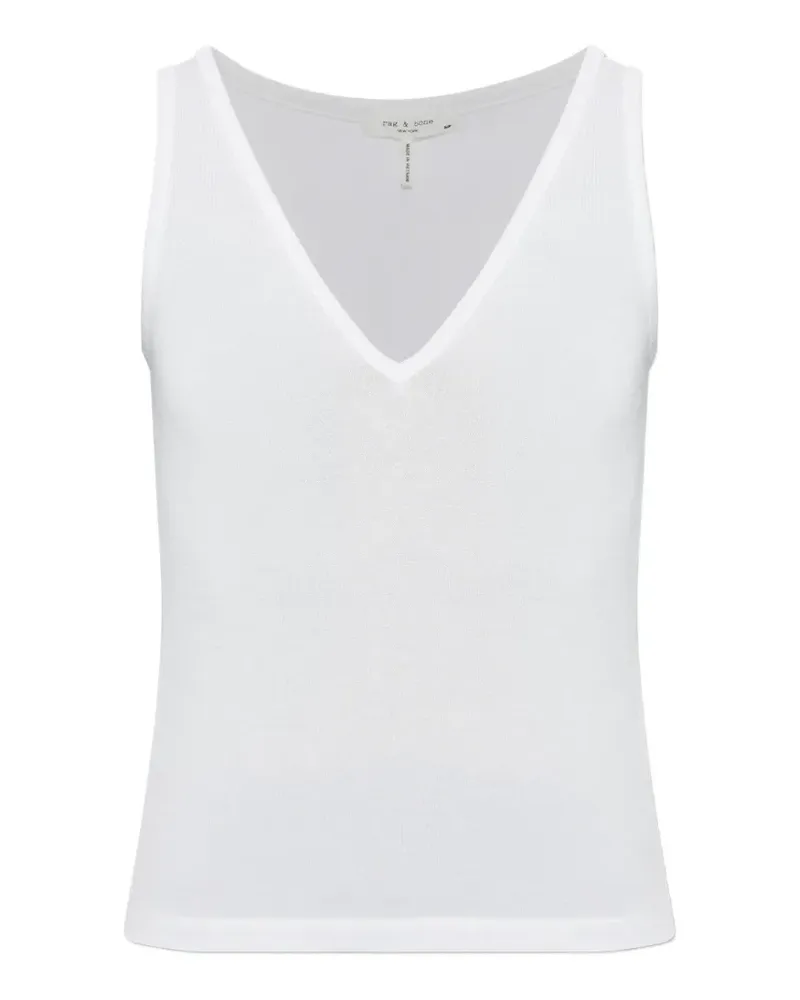 Rag & Bone V-neck sleeveless top - Weiß Weiß
