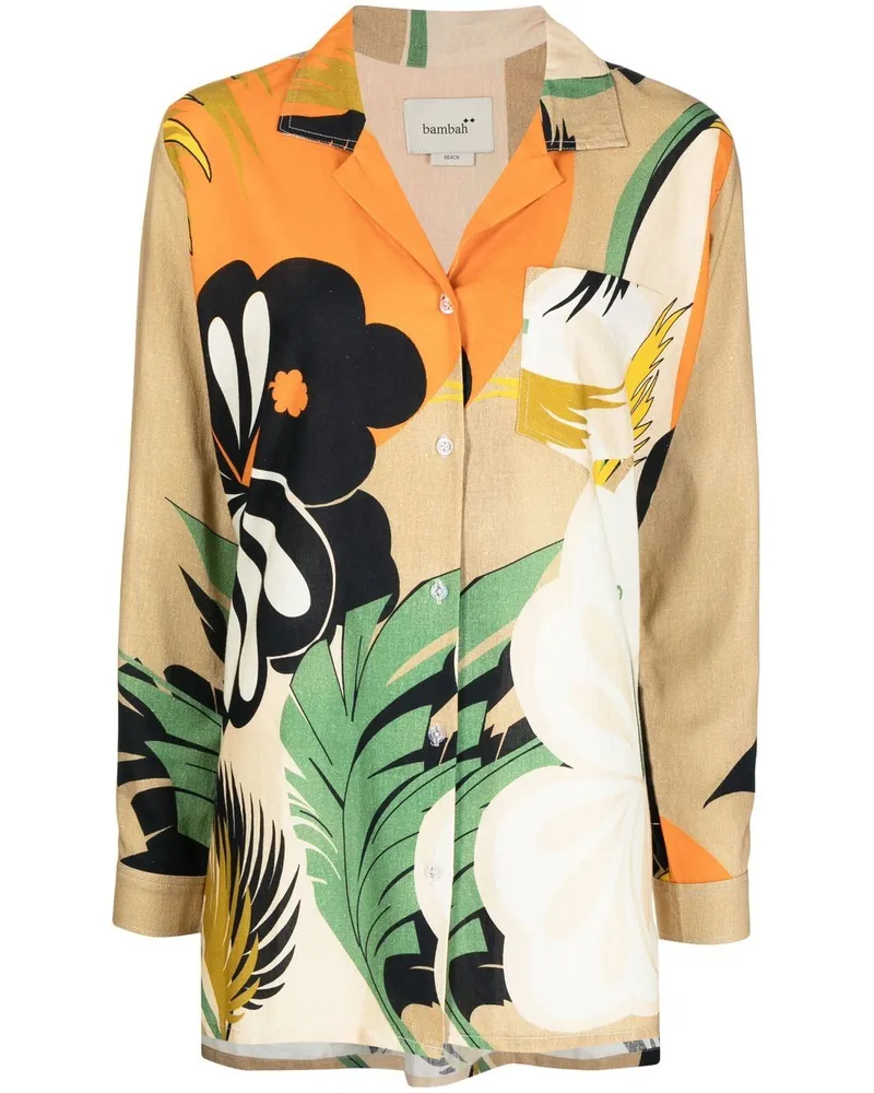 Bambah Amazonia Button-down-Hemd Mehrfarbig