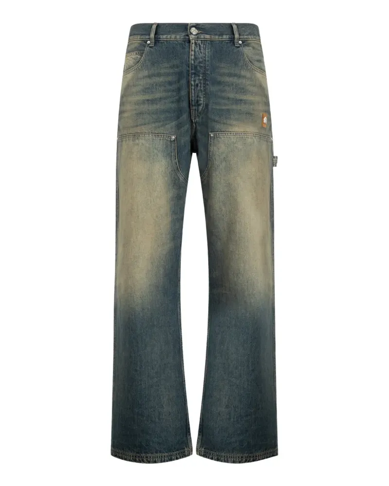 Amiri faded panelled jeans - Blau Blau