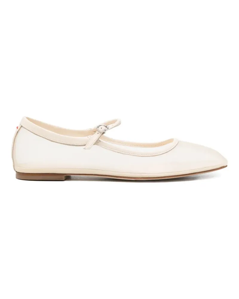 aeyde Uma mesh ballet flats - Nude Nude