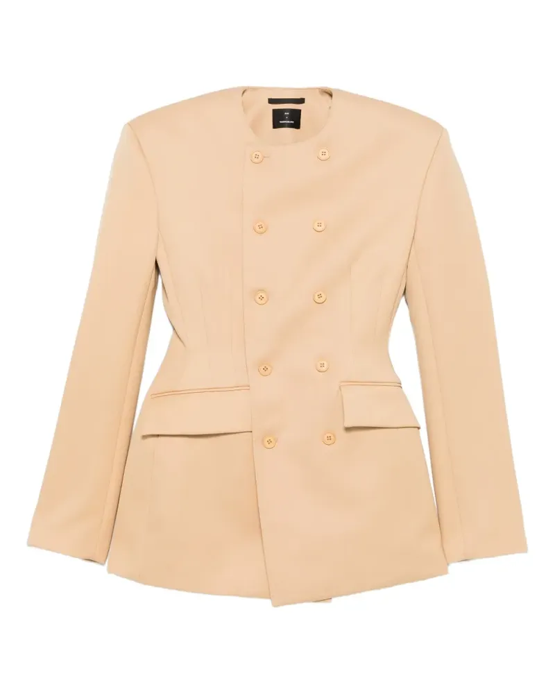 WARDROBE.NYC Sahara mini dress - Nude Nude