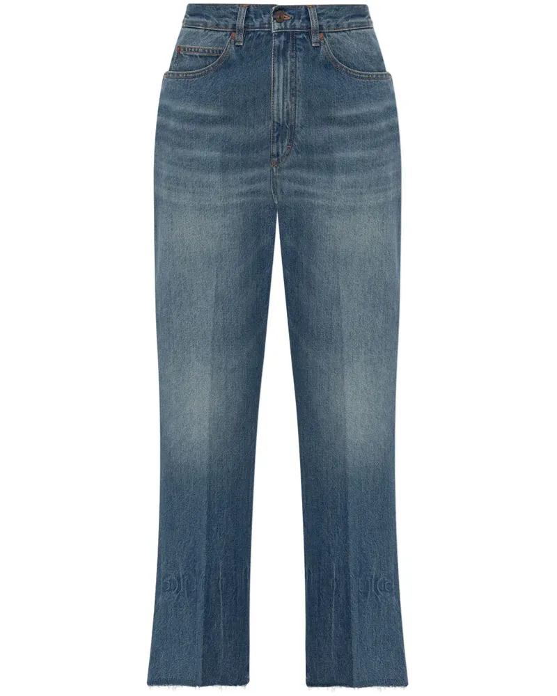 Victoria Beckham Relaxed Curved Jeans - Blau Blau