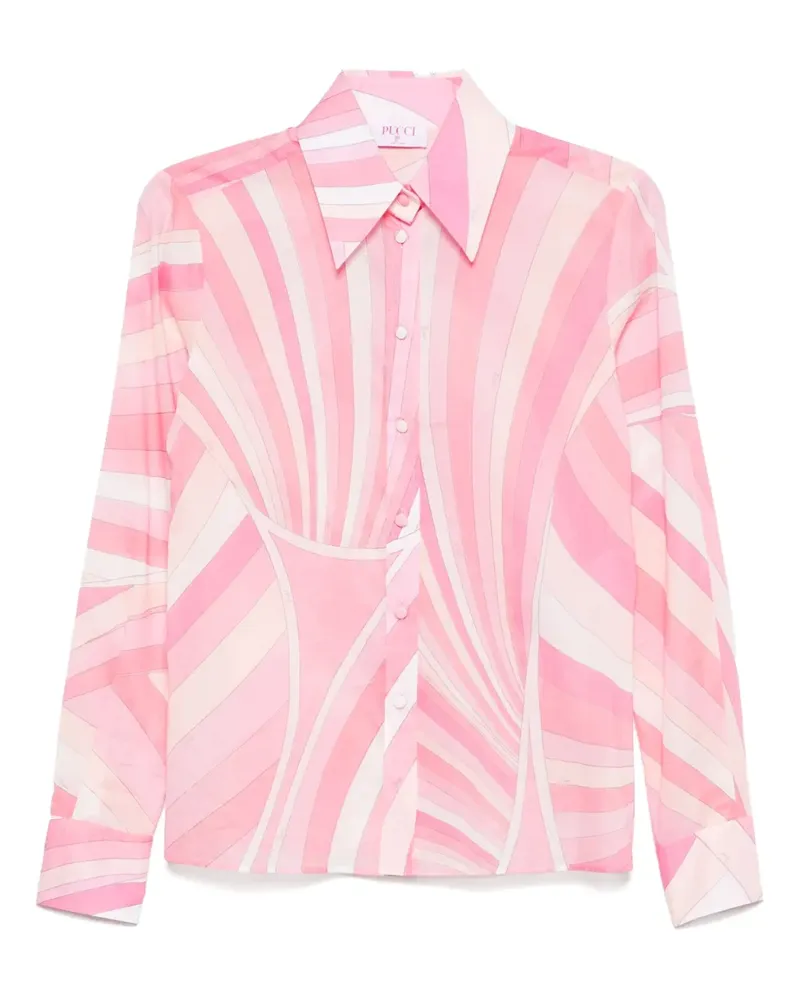 Emilio Pucci Klassisches Hemd - Rosa Rosa