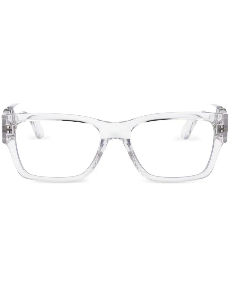 Versace Brille mit Medusa-Schild - Weiß Weiß