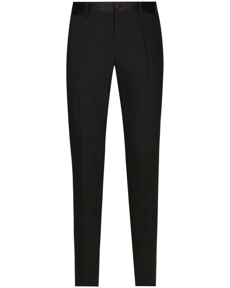Dolce & Gabbana Klassische Stretch-Hose - Schwarz Schwarz