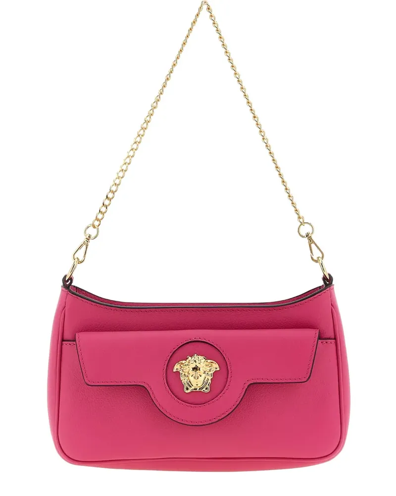 Versace La Medusa Umhängetasche aus Kalbsleder - Rosa Rosa