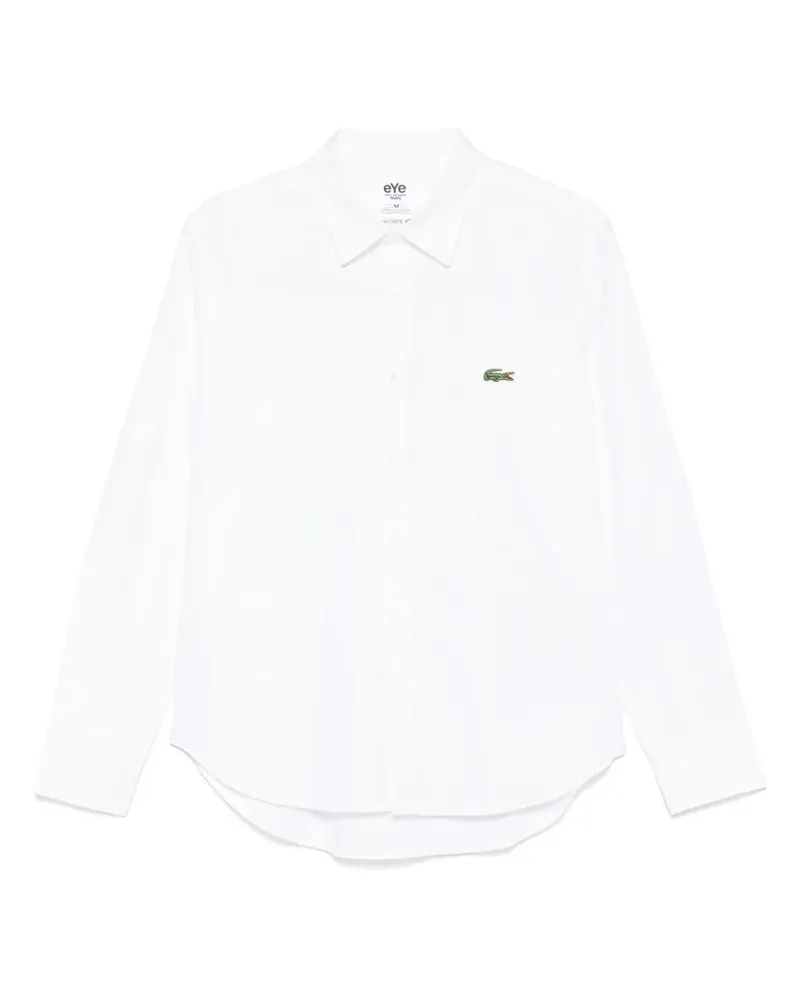 Junya Watanabe Hemd mit Logo-Patch - Weiß Weiß