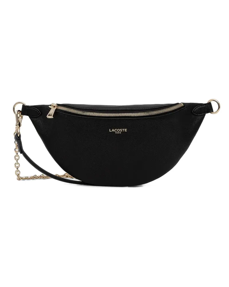 Lacoste chain satchel clutch bag - Schwarz Schwarz