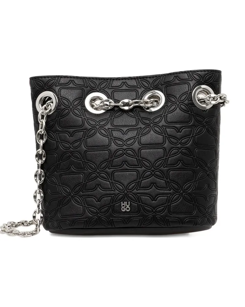HUGO BOSS chain-strap crossbody bag - Schwarz Schwarz