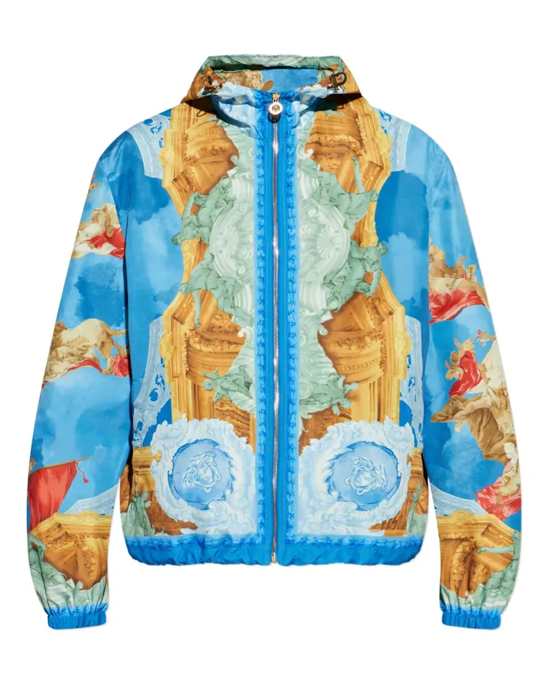 Versace Medusa-logo zip-fastening jacket - Blau Blau