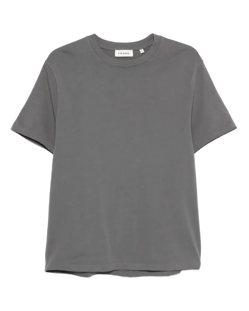 Frame Denim T-Shirt mit Logo-Print - Grau Grau