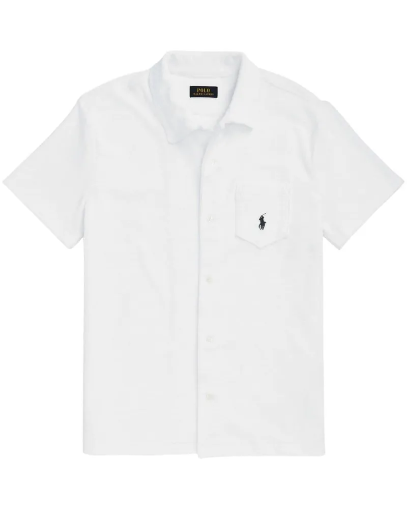 Ralph Lauren Hemd mit Polo Pony-Stickerei - Weiß Weiß