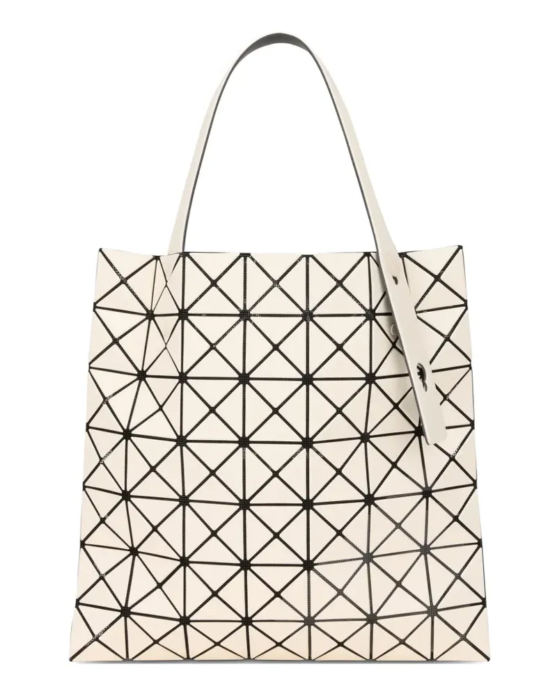 Issey Miyake Lucent geometric tote bag - Nude Nude