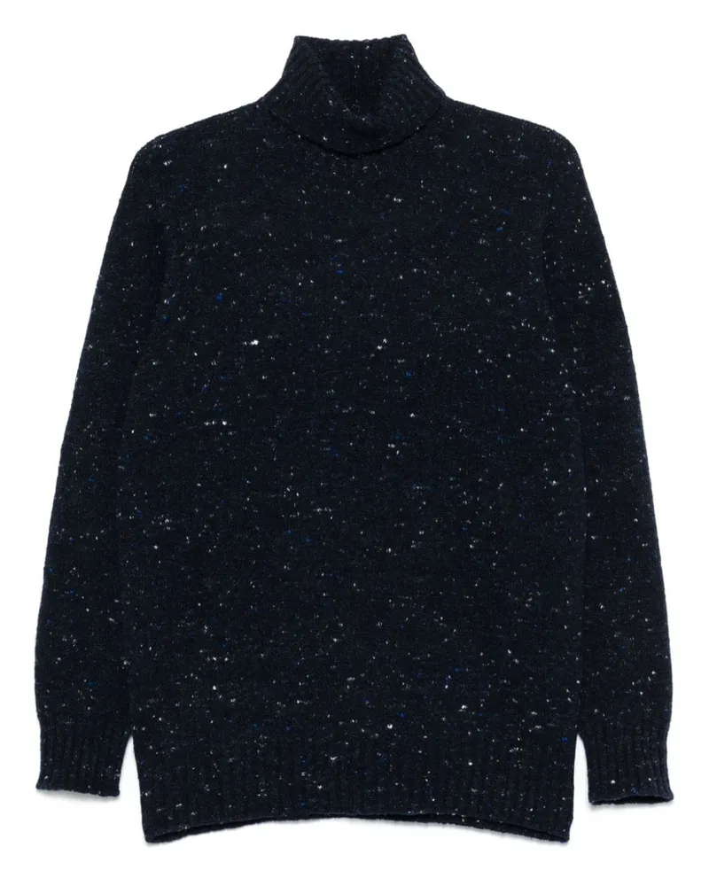Drumohr  Melierter Strickpullover - Blau Blau