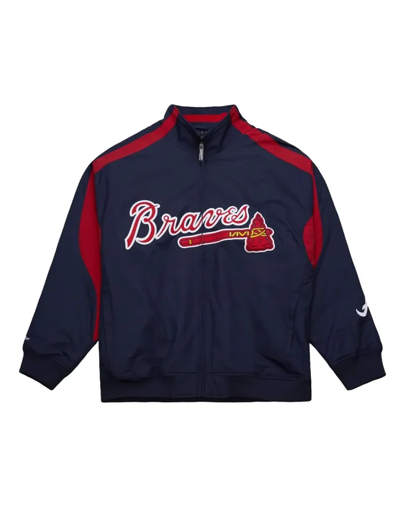 Mitchell & Ness MLB 2005 Atlanta Braves Cooperstown zip-up jacket - Blau Blau