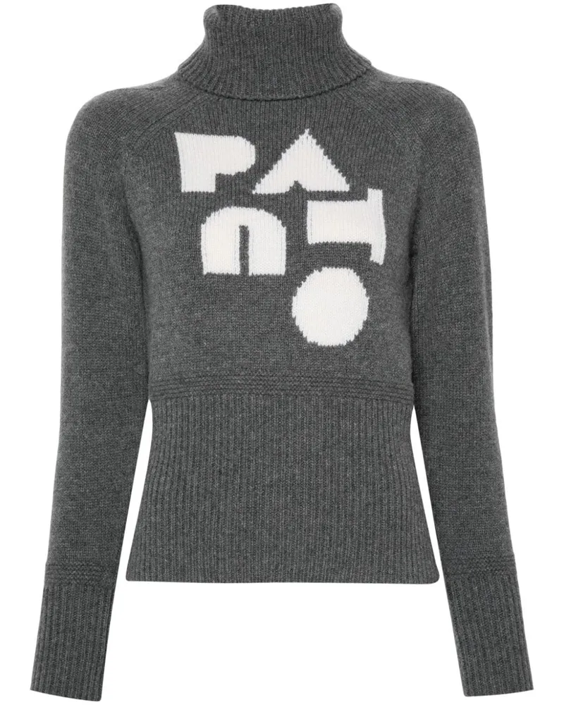 Patou Art Deco Pullover - Grau Grau