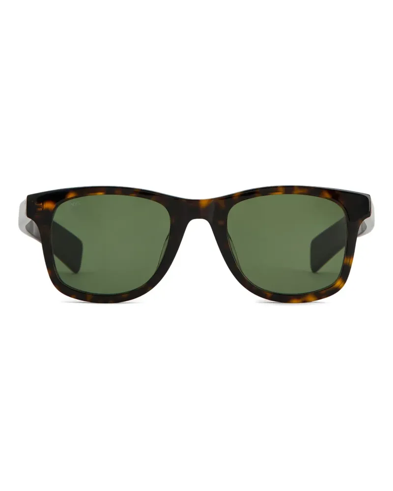 TOD'S Eckige Sonnenbrille mit Logo - Braun Braun