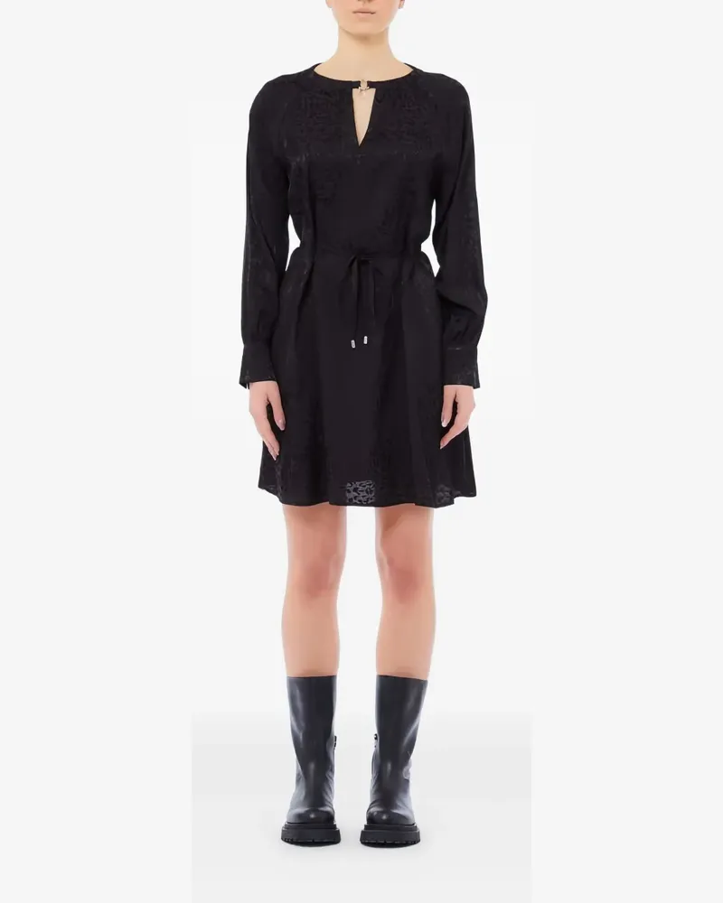 Liu Jo Kleid mit Schlüssellochausschnitt - Schwarz Schwarz