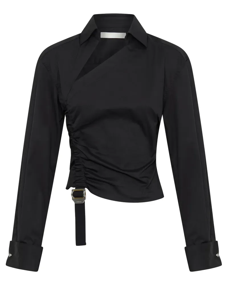 Dion Lee Asymmetrisches Cropped-Hemd - Schwarz Schwarz
