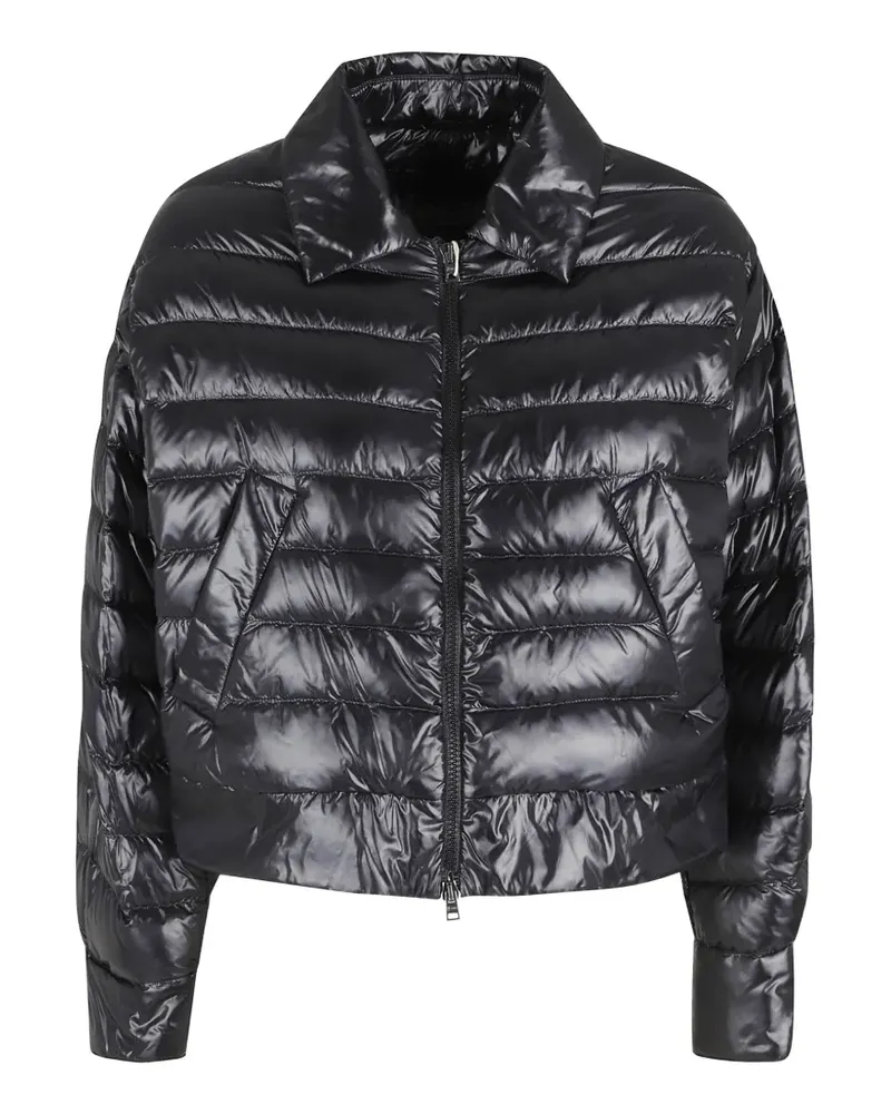 Herno padded-design jacket - Schwarz Schwarz