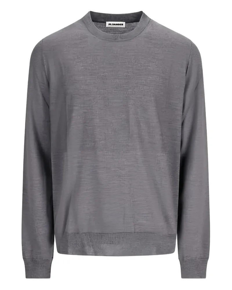 Jil Sander Pullover mit rundem Ausschnitt - Grau Grau