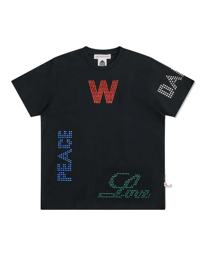 Walter van Beirendonck T-Shirt mit rundem Ausschnitt - Schwarz Schwarz