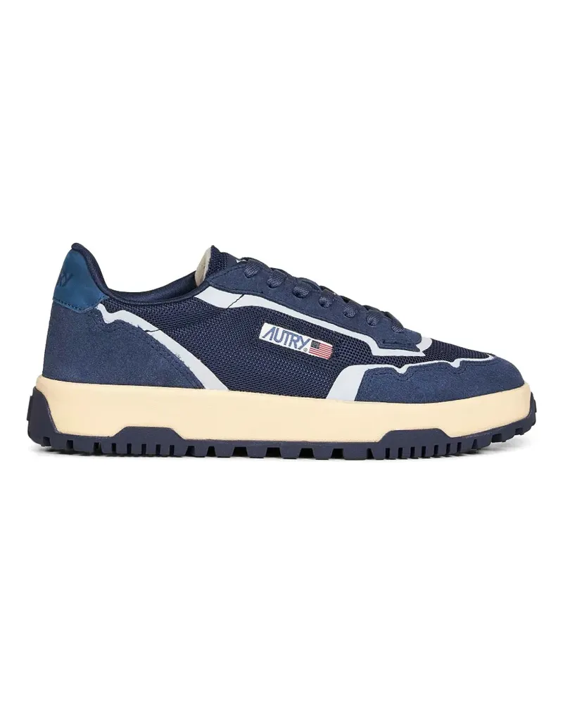 AUTRY Wildpace Sneakers aus perforiertem Wildleder - Blau Blau
