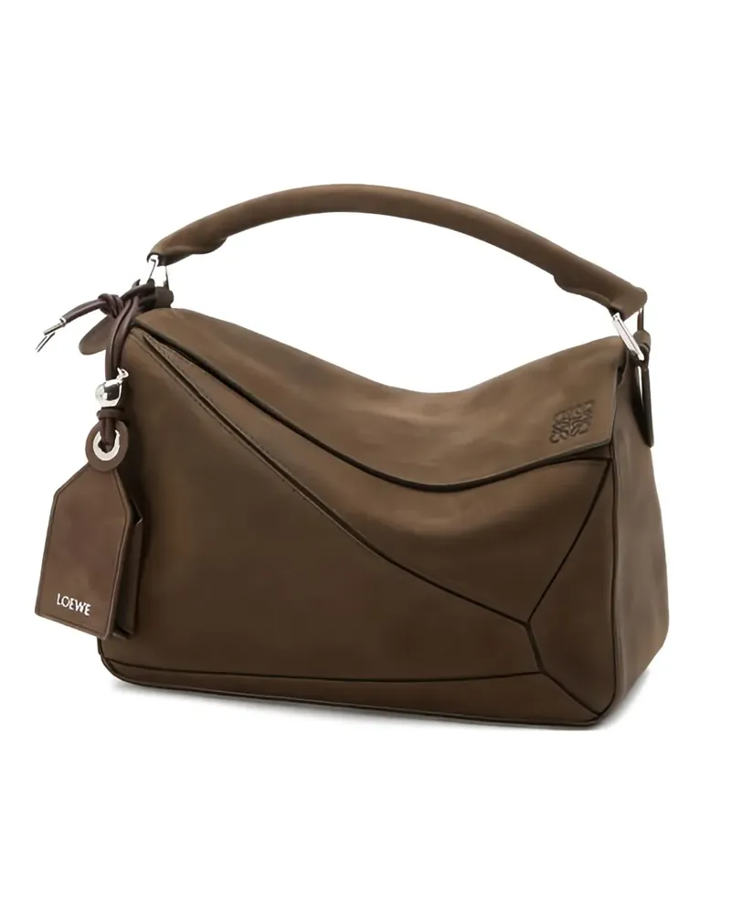 Loewe Kleine Puzzle Handtasche - Braun Braun