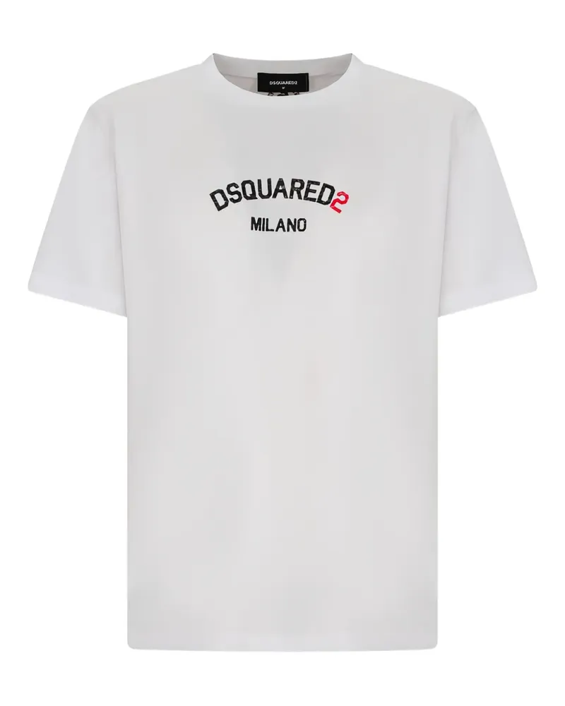 Dsquared2 logo-print T-shirt - Weiß Weiß