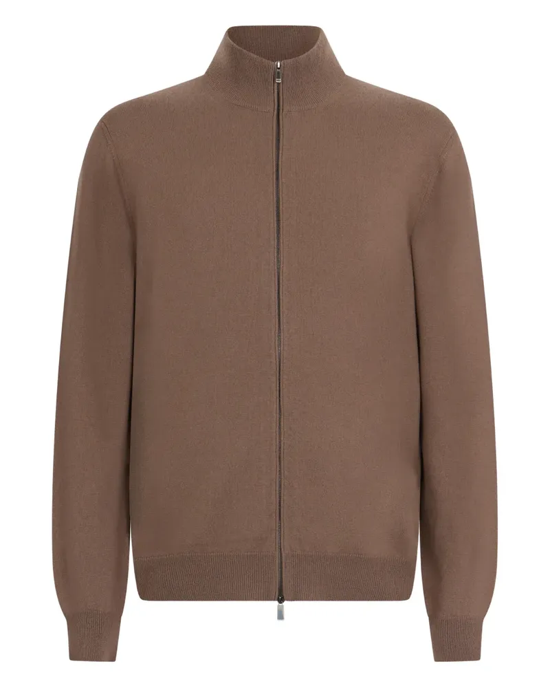 Malo zip-up cardigan - Braun Braun