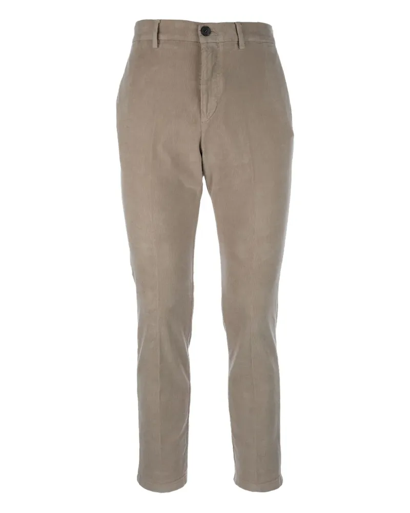 CRUNA Cordhose mit Knopfverschluss - Grau Grau