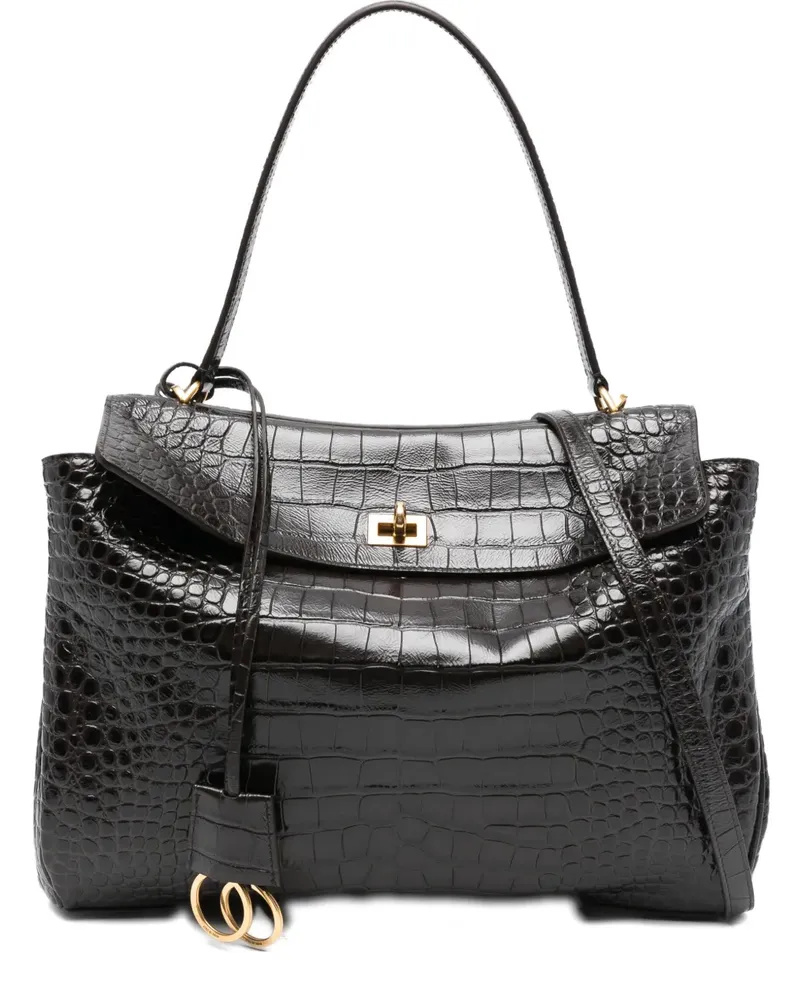 Balenciaga medium Rode tote bag - Braun Braun