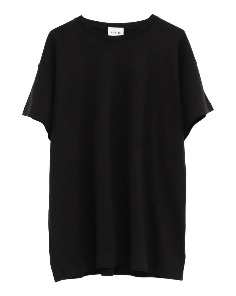 KHAITE crew-neck T-shirt - Schwarz Schwarz