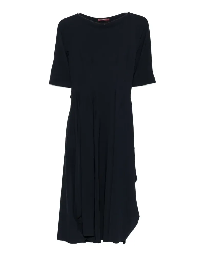 HIGH crew-neck midi dress - Blau Blau
