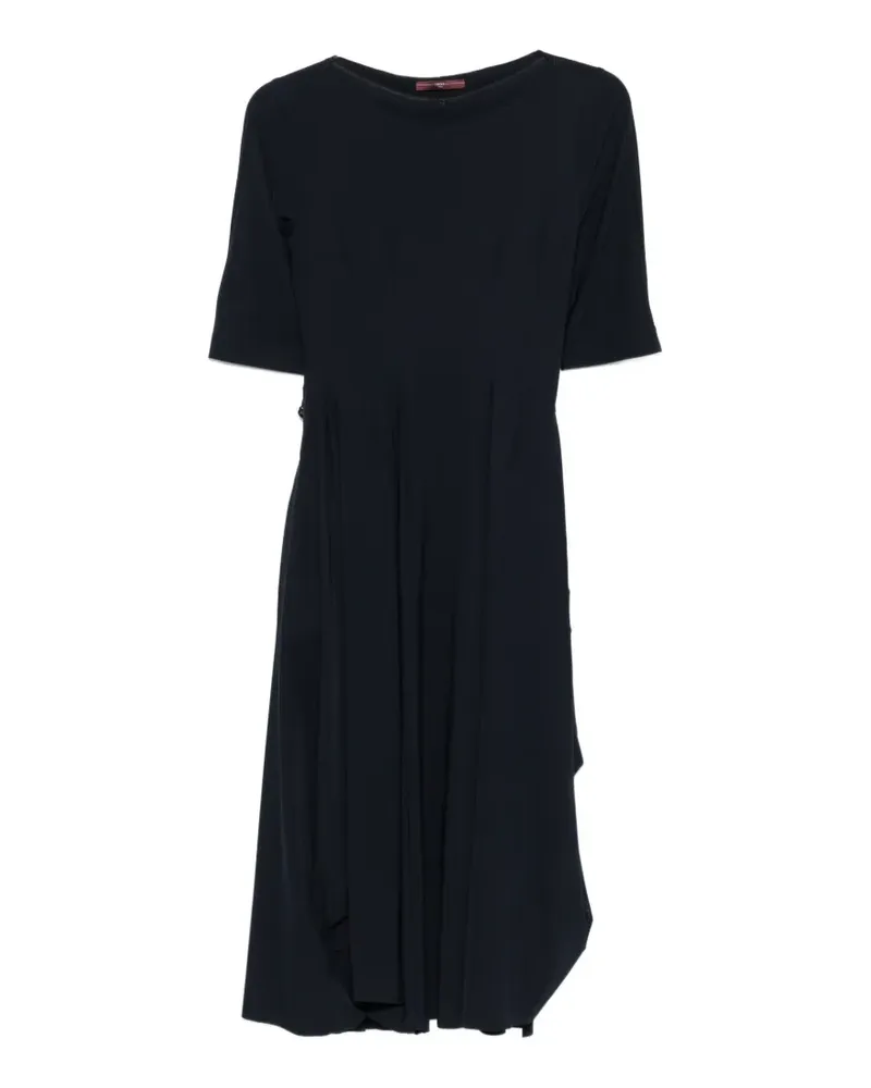HIGH crew-neck midi dress - Blau Blau