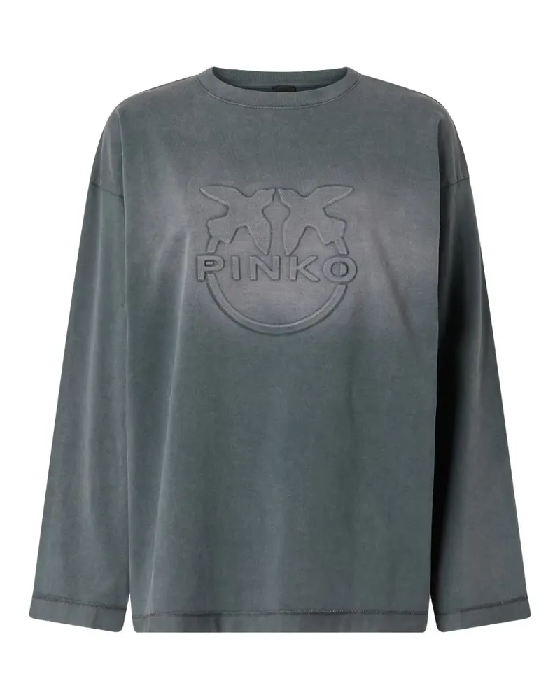 Pinko T-Shirts mit Logo-Prägung - Grau Grau